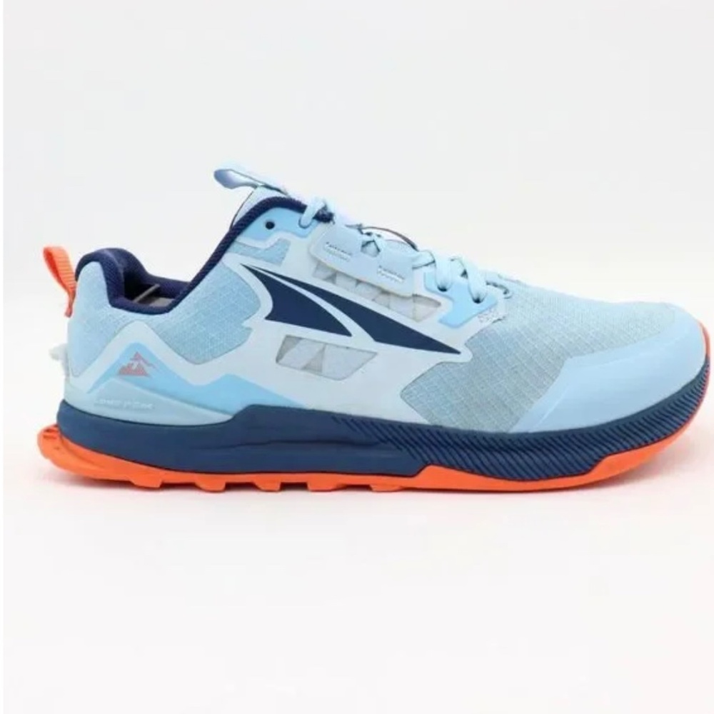 Altra Lone Peak 7 Womens 7.5 US Blue Orange Running Shoes Sneakers AL0A7R7G480